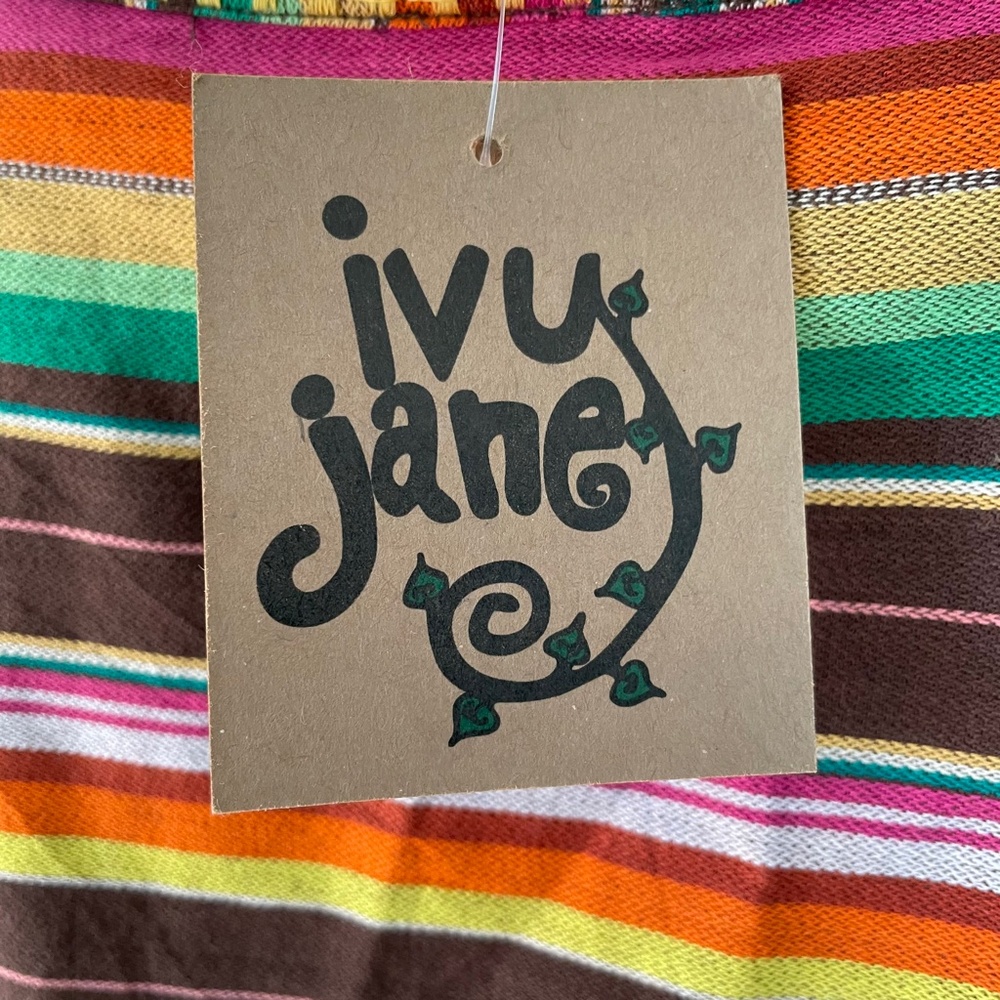 New NWT Ivy Jane serape embroidered blouse top shirt - Picture 4 of 7